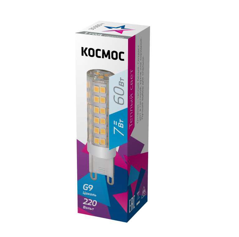 

Лампа КОСМОС 482443 lksmled7wg9c4500pc, 482443 lksmled7wg9c4500pc
