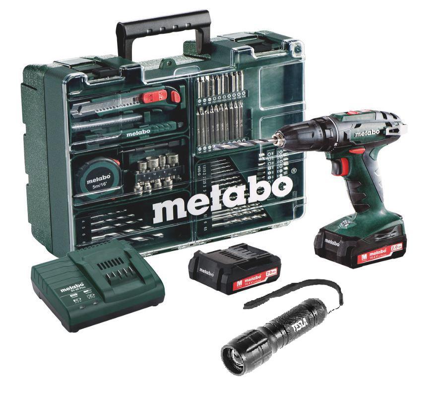 

Набор Metabo Дрель-шуруповерт bs 14.4 (602206880) +Фонарь lk1-150p
