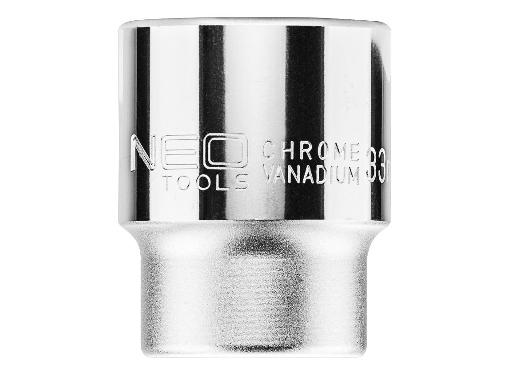 Изображение товара Головка торцевая NEO 33 мм 3/4'' шестигранная короткая высокого качества