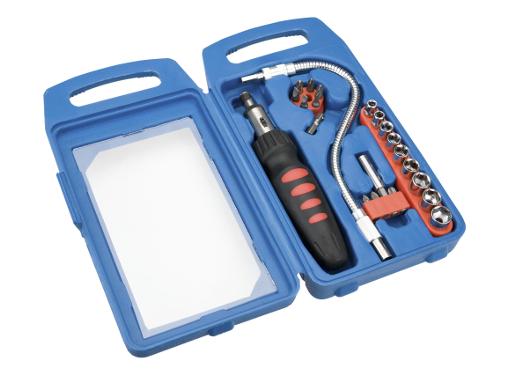 Изображение товара Отвертка Top Tools 39D185 с набором насадок и кейсом