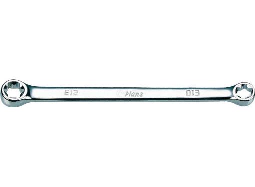 Изображение товара Ключ HANS 1110E0608 накидной для TORX, длина 112 мм, хромированный