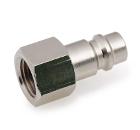 Изображение товара Соединитель пневматический HANS 8512-2P с внутренней резьбой 1/4''