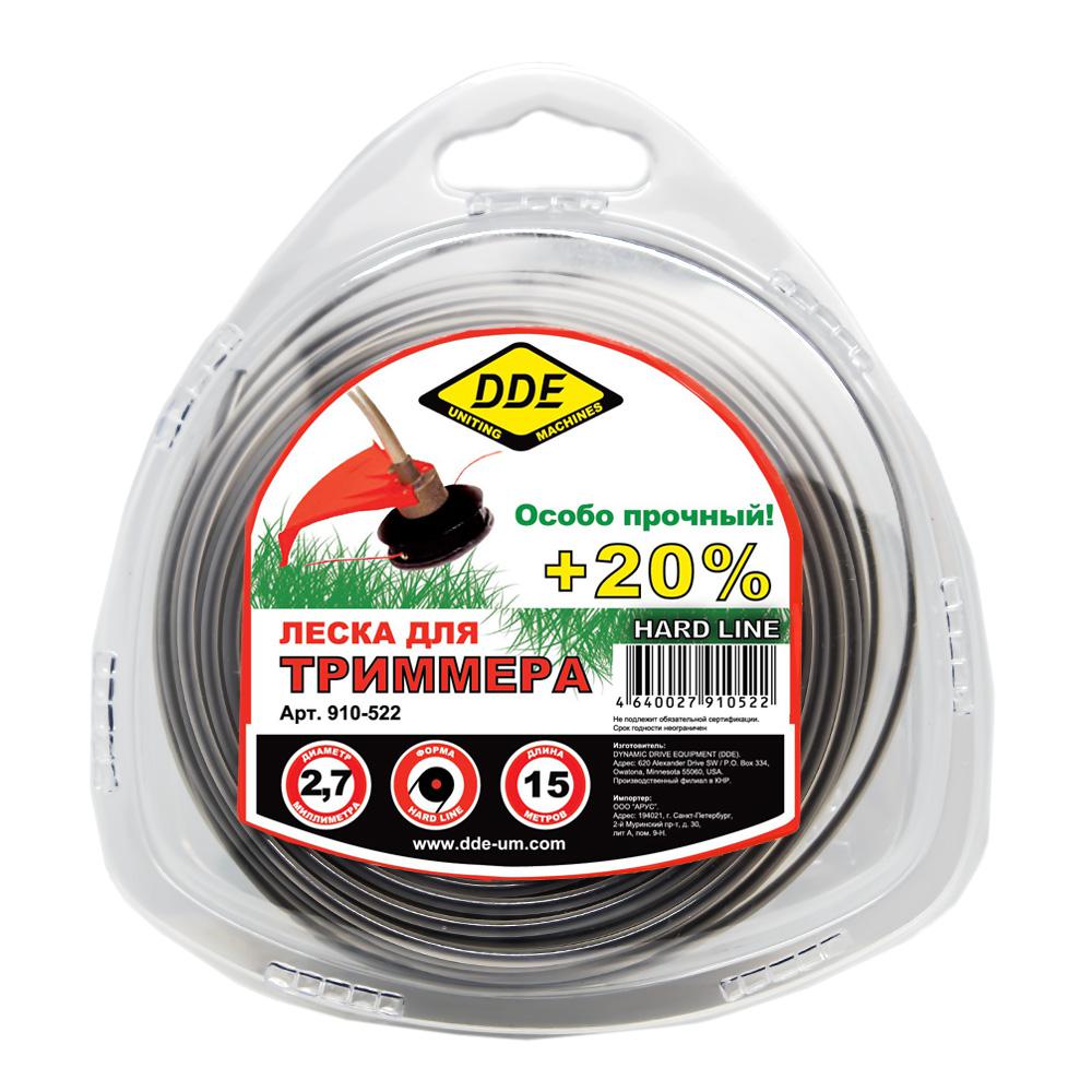 

Леска для триммеров Dde 910-522 hard line