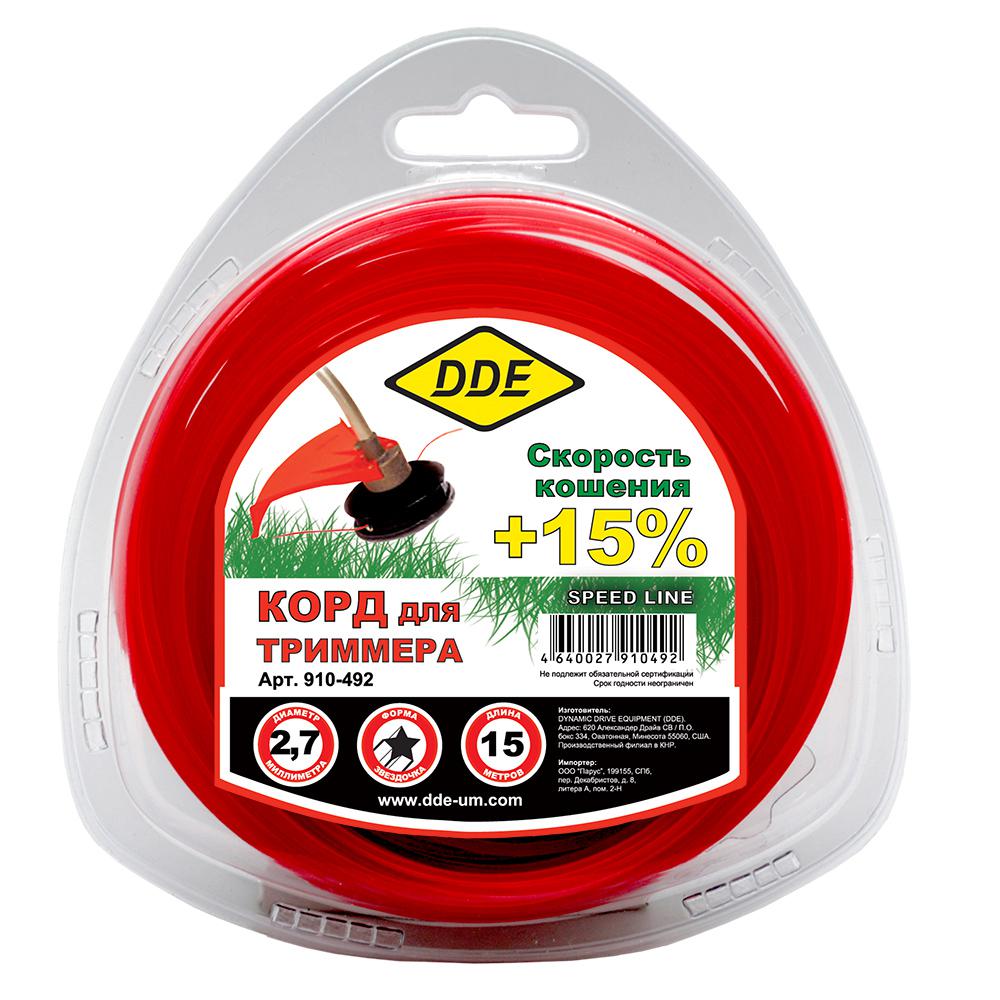 

Леска для триммеров Dde 910-492 speed line