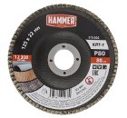 Круг Лепестковый Торцевой (КЛТ) HAMMER КЛТ 1 Ф125х22 Р80 213-026