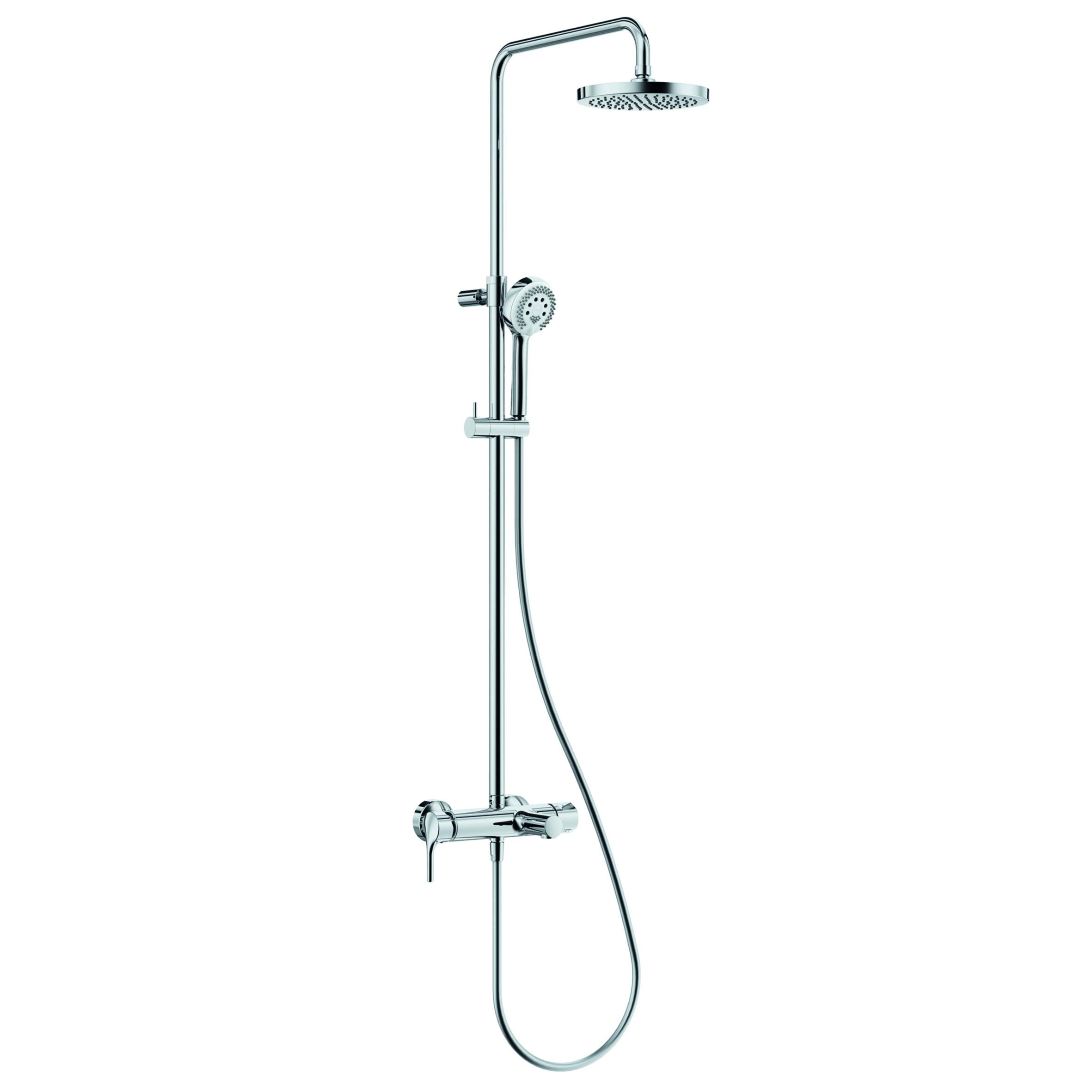 фото Душевой гарнитур kludi logo dual shower system 6808305-00