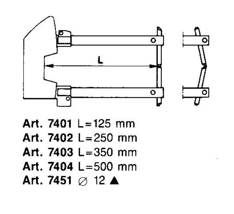 

Комплект плеч Tecna 7403