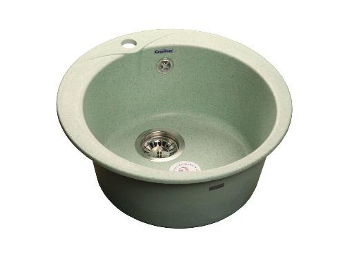 Изображение товара Мойка кухонная GRANFEST RONDO GF-R--480 салатовая современная
