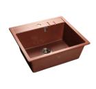 Мойка кухонная GRANFEST QUADRO GF-Q--560 красный марс