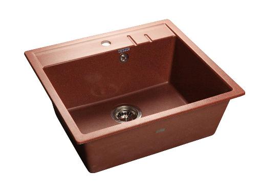 Изображение товара Мойка кухонная GRANFEST QUADRO GF-Q--560 красный марс с одной чашей