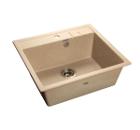 Мойка кухонная GRANFEST QUADRO GF-Q--560 песочный