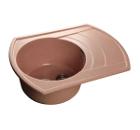 Мойка кухонная GRANFEST RONDO GF-R--650L салатовый