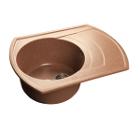 Мойка кухонная GRANFEST RONDO GF-R--650L черный