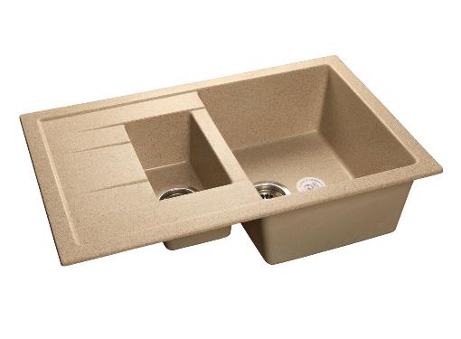 Изображение товара Кухонная мойка GRANFEST QUADRO GF-Q--775KL песочный 280мм