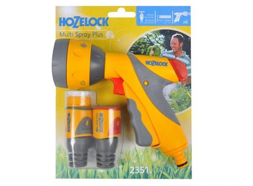 Изображение товара Набор для полива HOZELOCK 2351 Multi Spray Plus комплект с пистолетом и коннекторами
