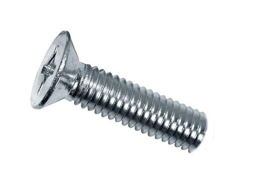 Изображение товара Винт TECH-KREP М5х40мм 196шт. DIN 965 цинк потайная головка