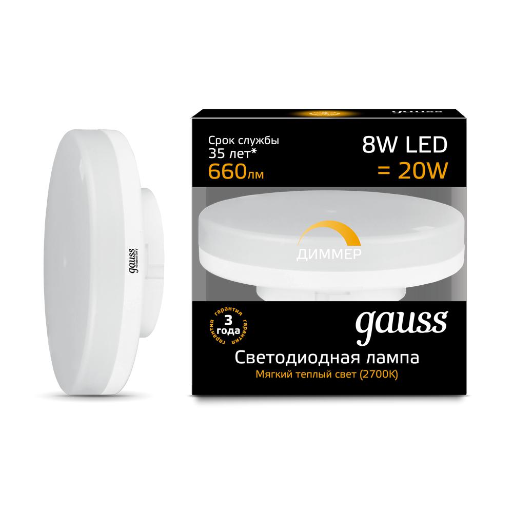

Лампа светодиодная Gauss 108408108-d, 108408108-d