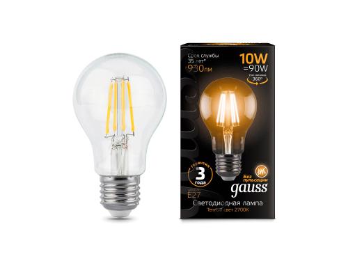 Изображение товара Лампа светодиодная GAUSS 102802110 E27 10W 2700K
