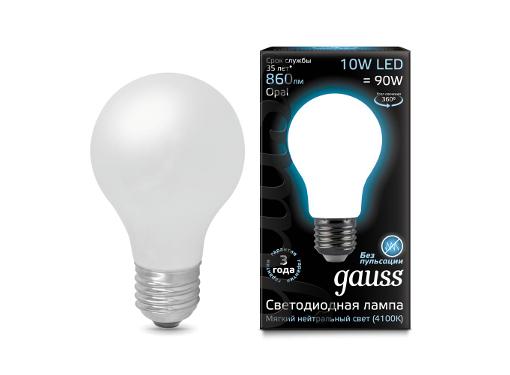 Изображение товара Лампа светодиодная GAUSS 102202210 A60 10W 4100K