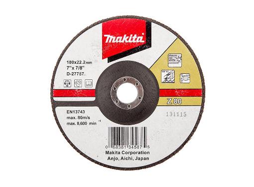 Изображение товара Диск лепестковый MAKITA D-27757 180 мм К80 для шлифовки металлов
