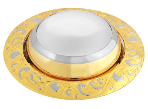 Изображение товара Светильник DE FRAN FT 182A GCH R50 поворотный в золоте и хроме