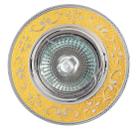 Изображение товара Светильник DE FRAN FT 183 GCH поворотный золото+хром круглый 50 Вт