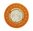 Светильник DE FRAN SD-116 ORG поворотный в центре круглый оранж-антик