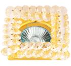 Светильник DE FRAN FT 861 G подвеска золото+прозрачный