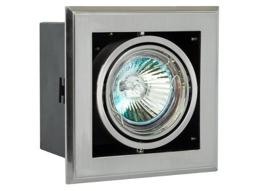 Изображение товара Карданный светильник DE FRAN DAR M39x1 с трансформатором и лампой MR16 сатин-никель