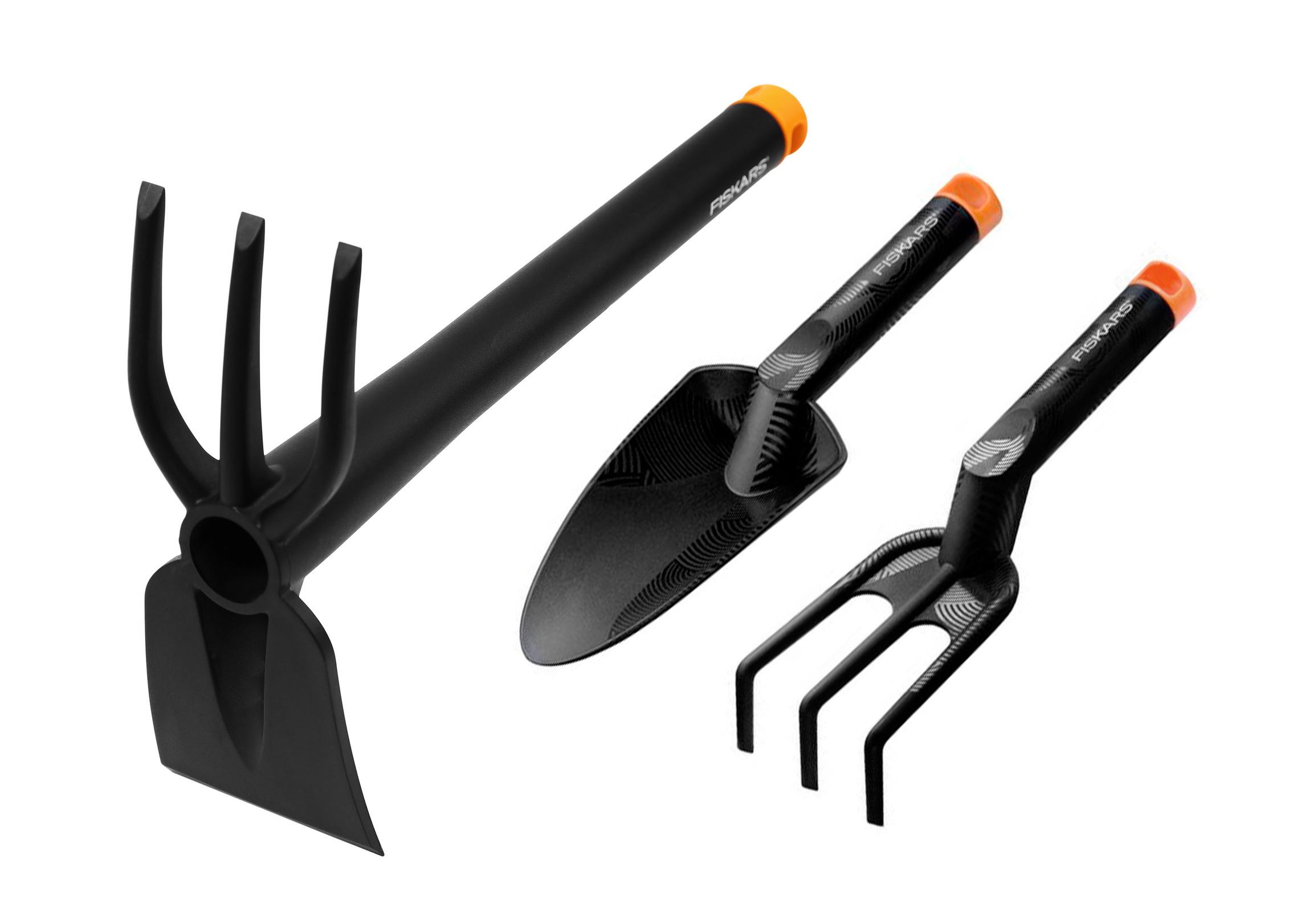 

Набор Fiskars Совок 137000 садовый +Культиватор 137020 +Тяпка 137040