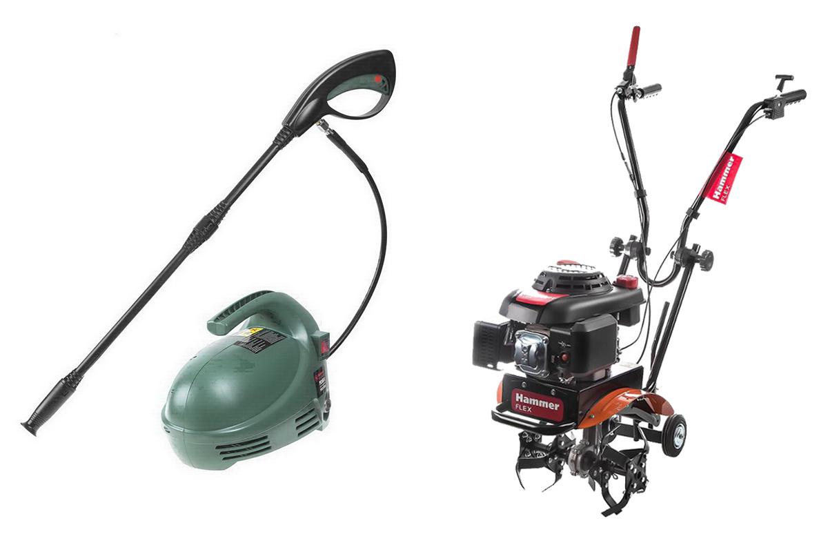 

Набор Hammer Мойка высокого давления mvd1300a +Культиватор rt-40a
