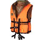 Спасательный жилет ВОСТОК СК пр двусторонний оранжевый/камуфляж р.66-70/>120кг