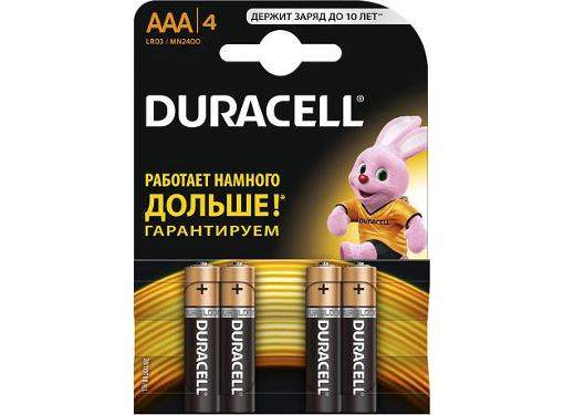  DURACELL LR03-4BL BASIC 0026813 : AAA (LR03) (-  . 4.)