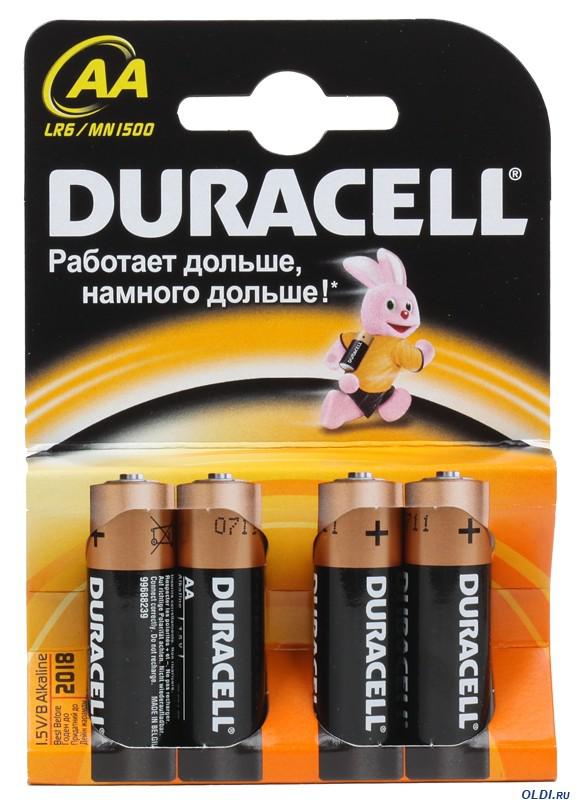 

Батарейка Duracell Lr6-4bl basic Б0026815, Lr6-4bl basic Б0026815