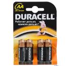 Батарейка DURACELL LR6-4BL BASIC Б0026815 Тип: AA (LR6) (Кол-во в уп. 4шт.)