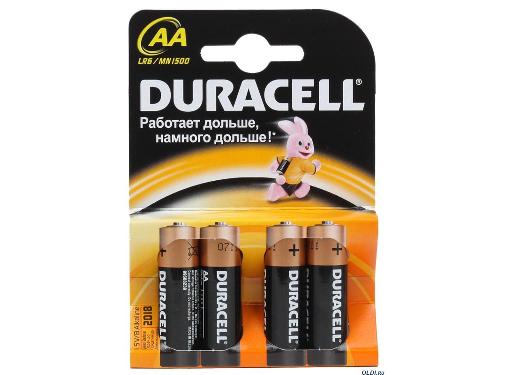  DURACELL LR6-4BL BASIC 0026815 : AA (LR6) (-  . 4.)