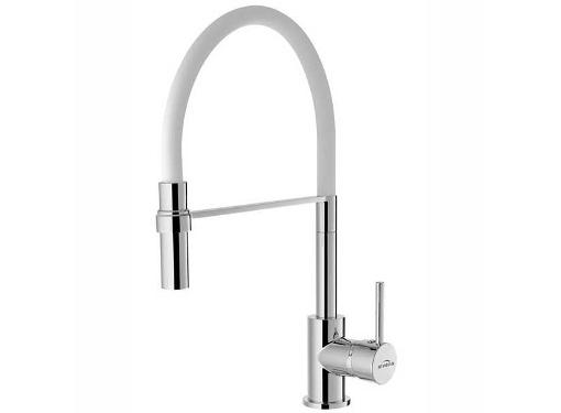 Изображение товара Смеситель для кухни INVENA KAMELEON BZ-29-L02-C белый с керамическим картриджом