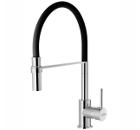 Изображение товара Кухонный смеситель INVENA KAMELEON BZ-29-L04-C черный с поворотным изливом Изображение товара Кухонный смеситель INVENA KAMELEON BZ-29-L04-C черный с поворотным изливом