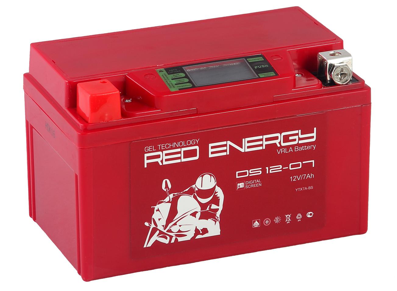 

Аккумулятор Red energy Ds 1207