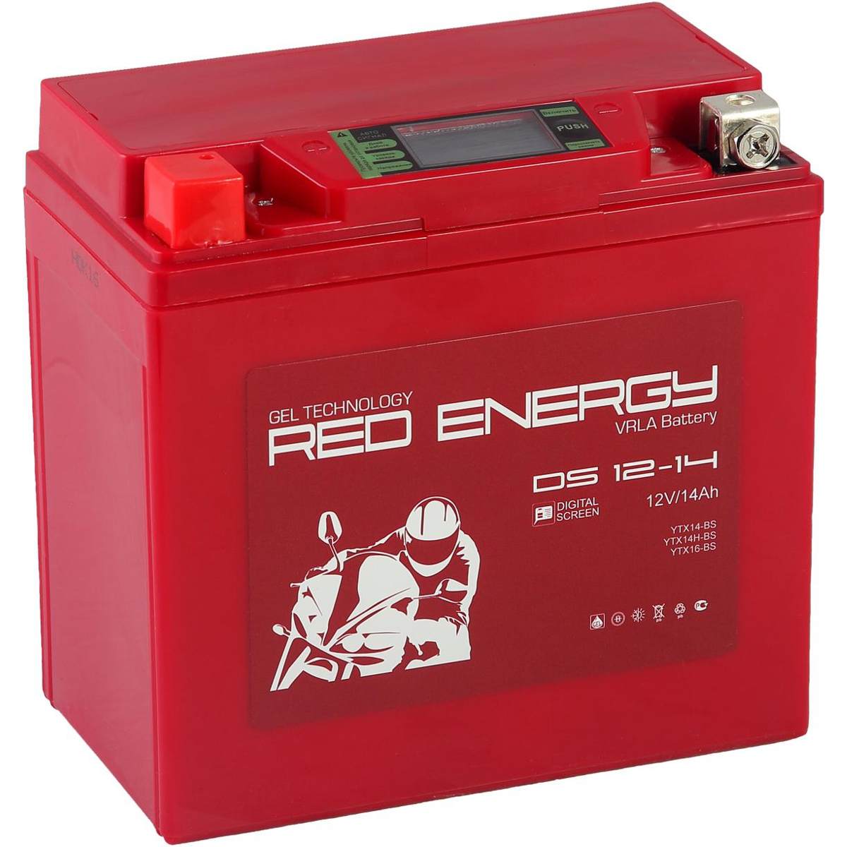 Аккумулятор Red energy DS 1214 - цена, фото - купить в Москве, СПб и РФ