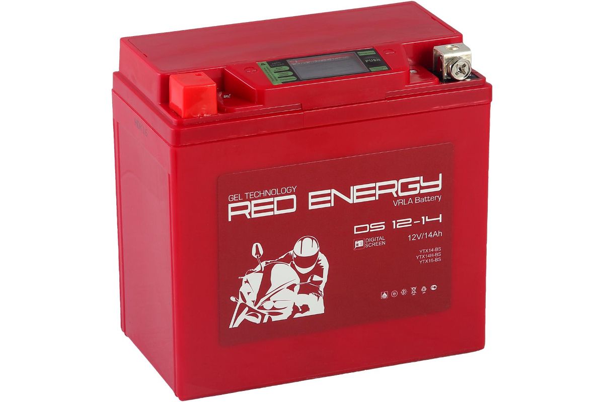 Аккумулятор Red energy DS 1214 - цена, фото - купить в Москве, СПб и РФ