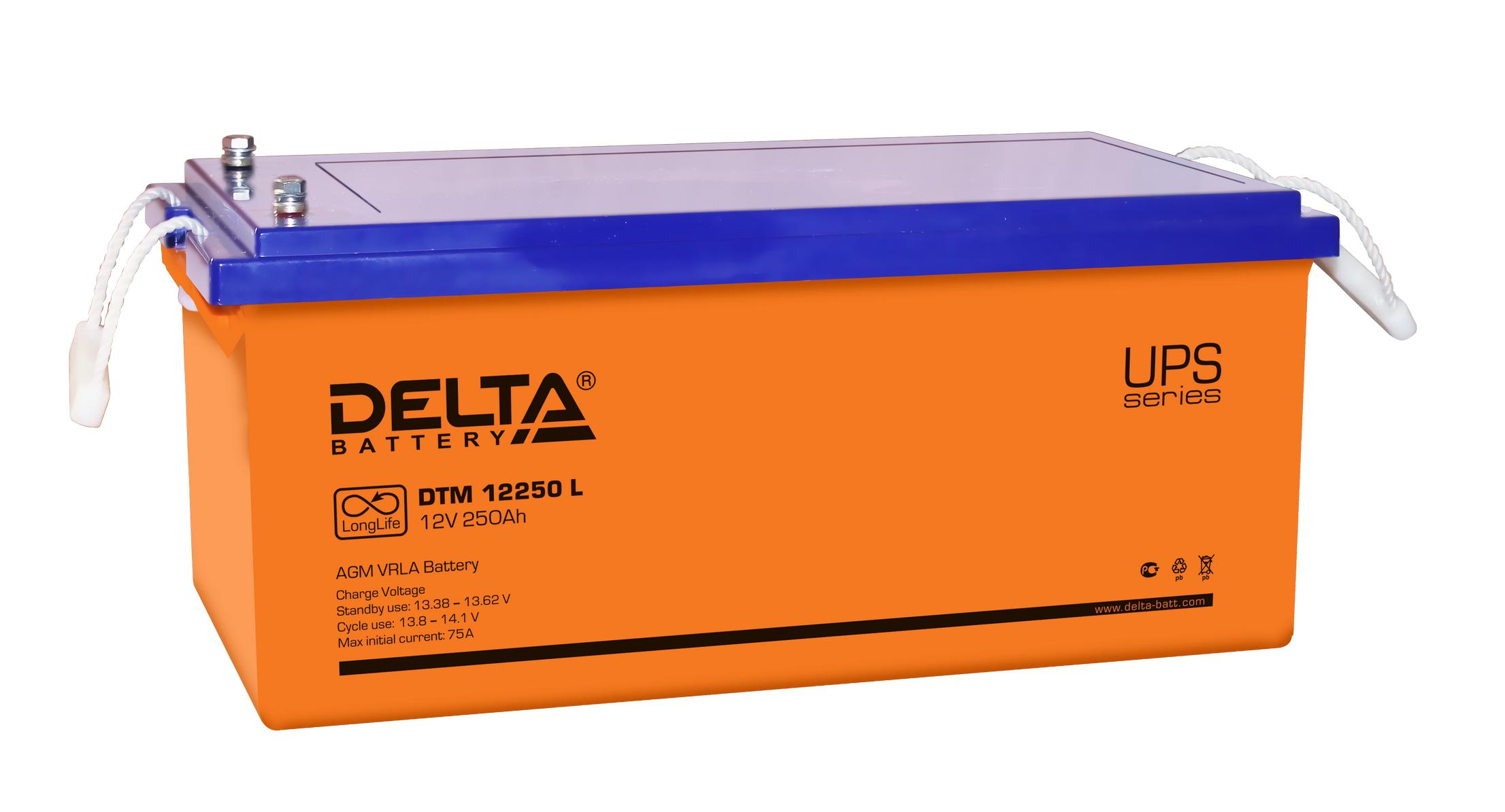 

Аккумулятор для ИБП Delta Dtm 12250 l