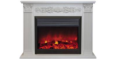 Электрокамин REAL FLAME Milton 25,5/26 WT+Moonblaze LUX Black