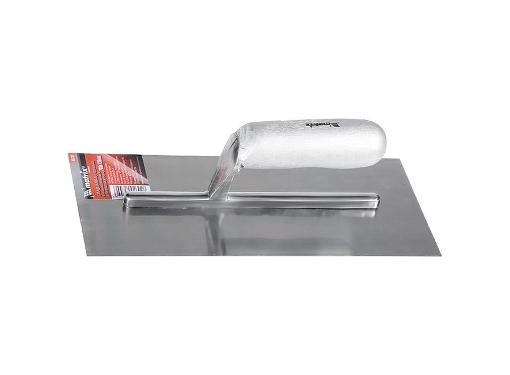 Изображение товара Гладилка MATRIX 86732 из высокоуглеродистой стали, деревянная ручка 280х130мм