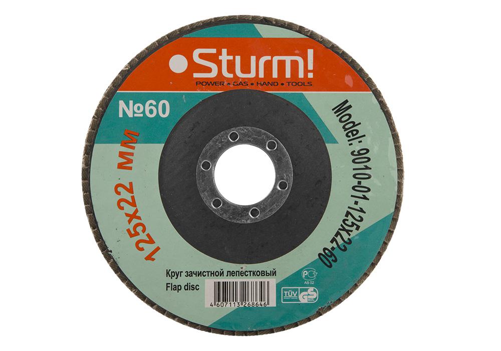 

Круг Лепестковый Торцевой (КЛТ) Sturm! 9010-01-125x22-60, 9010-01-125x22-60