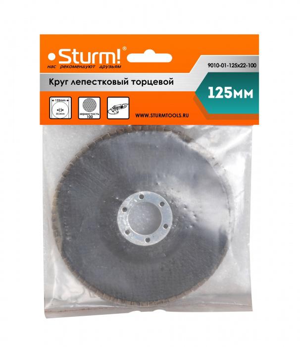 

Круг Лепестковый Торцевой (КЛТ) Sturm! 9010-01-125x22-100, 9010-01-125x22-100