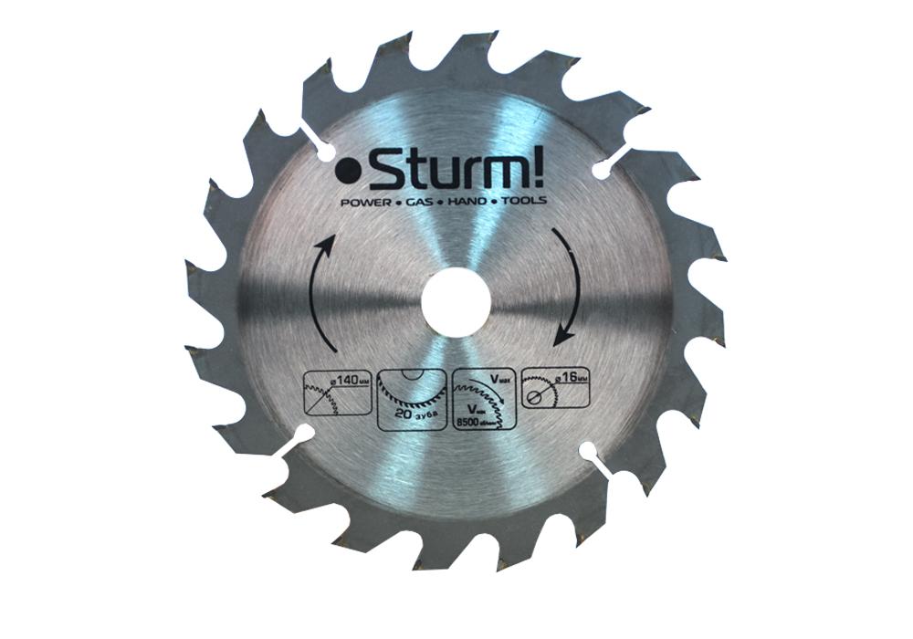 

Диск пильный твердосплавный Sturm! 9020-140-16-20t