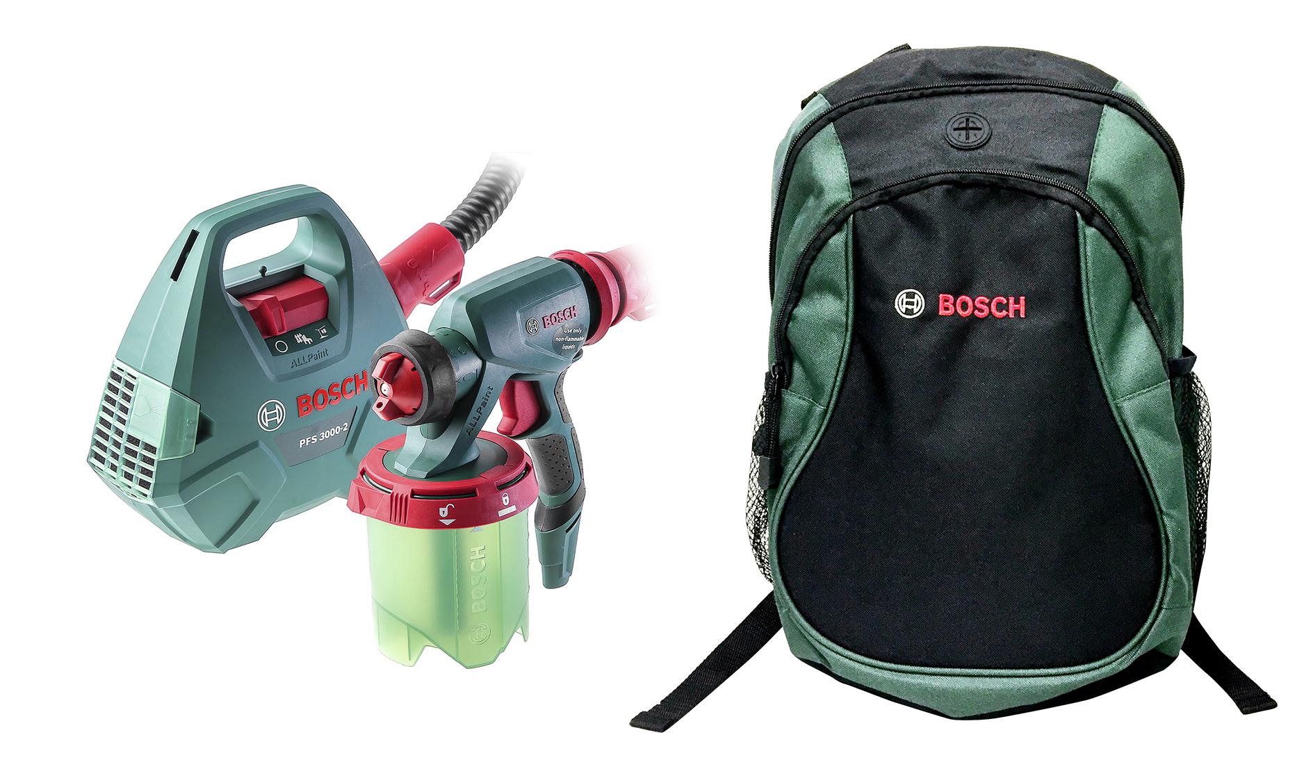 

Набор Bosch Краскопульт pfs 3000-2 (0.603.207.100) +Рюкзак green (1619g45200)