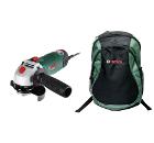 Изображение товара Угловая шлифовальная машинка BOSCH PWS 750-115 с кейсом и рюкзаком