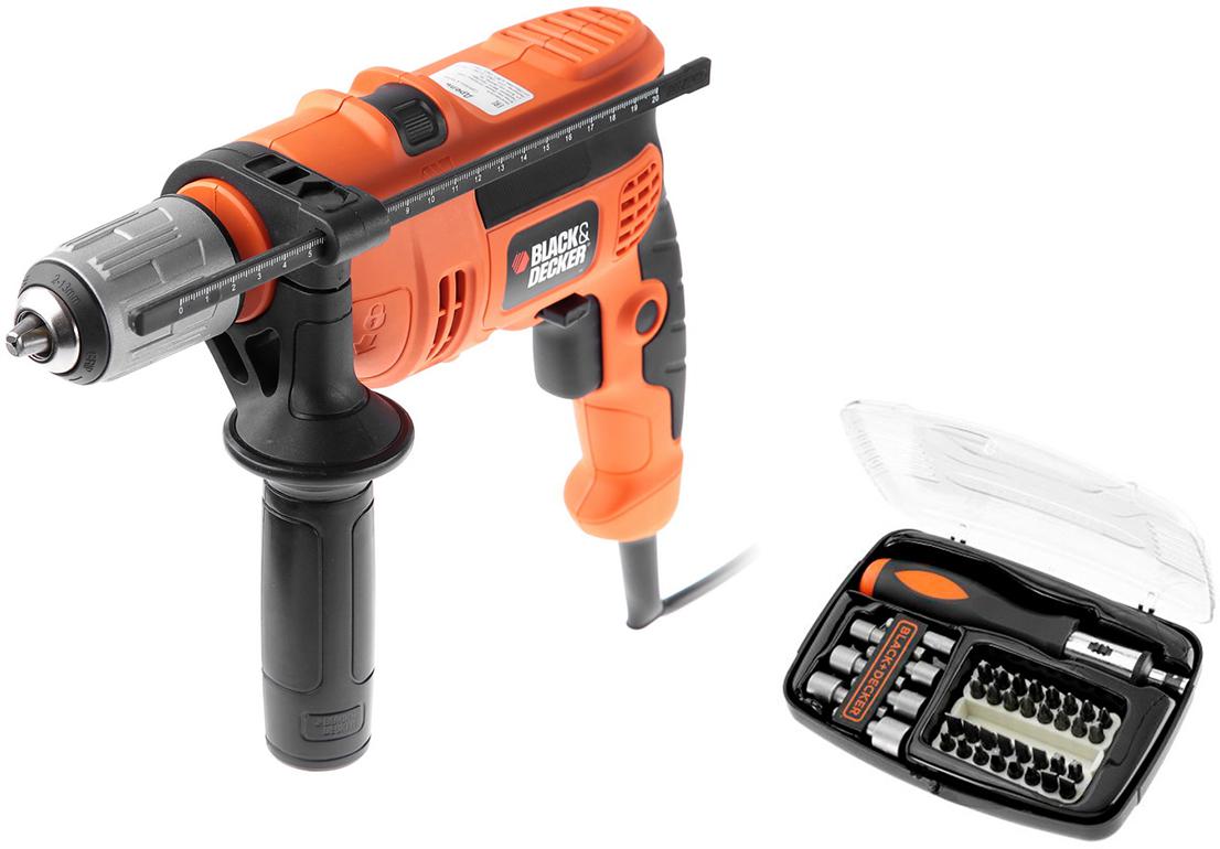 

Набор Black & decker Дрель ударная cd714cres+Отвертка с набором бит А7062